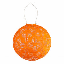 Load image into Gallery viewer, Soji Stella Brights Geo Palm Lantern -Clementine