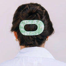 Load image into Gallery viewer, Teleties Flat Round Clip -Spring Splash