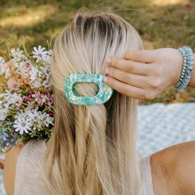 Load image into Gallery viewer, Teleties Flat Round Clip -Spring Splash