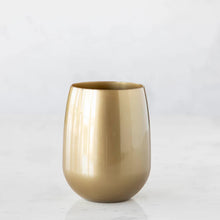 Load image into Gallery viewer, H&C Stemless Wine Glass -Gold