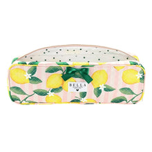 Load image into Gallery viewer, Bella Quilted Hair Tool Bag -Pink Stripes & Lemons