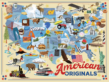 Load image into Gallery viewer, True South American Originals-Celebrating USA Puzzle