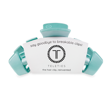 Load image into Gallery viewer, Teleties Classic Hair Clips -Totally Turquoise