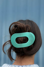 Load image into Gallery viewer, Teleties Flat Round Clips -Totally Turquoise