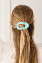Load image into Gallery viewer, Teleties Flat Round Clips -Totally Turquoise