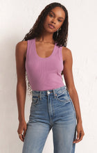 Load image into Gallery viewer, Z Supply Sirena Rib Tank -Dusty Orchid
