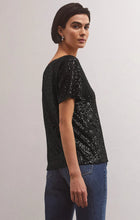 Load image into Gallery viewer, Z Supply Marbella Sequin Top -Black