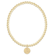 Load image into Gallery viewer, enewton ecollegiate classic gold 3mm bracelet -alabama disc