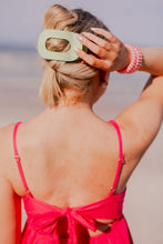 Load image into Gallery viewer, Teleties Flat Round Clips -Aloe, There!