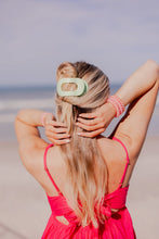 Load image into Gallery viewer, Teleties Flat Round Clips -Aloe, There!