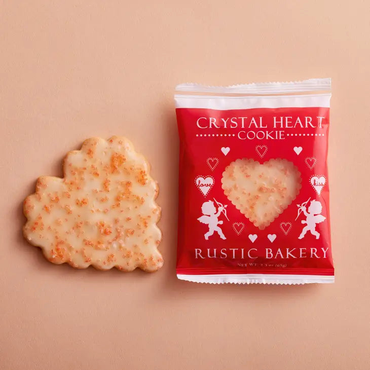 Rustic Bakery Crystal Heart Cookie