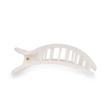 Load image into Gallery viewer, Teleties Flat Round Clips -Coconut White