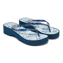 Load image into Gallery viewer, Brighton Birdie Platform Flip Flops