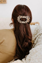 Load image into Gallery viewer, Teleties Flat Round Clip -Blonde Tortoise