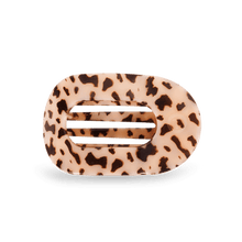 Load image into Gallery viewer, Teleties Flat Round Clips -Blonde Tortoise