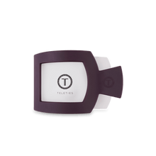 Load image into Gallery viewer, Teleties Flat Square Clips -Burgundy Bliss