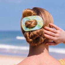 Load image into Gallery viewer, Teleties Flat Round Clip -By the Sea Shore