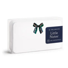 Load image into Gallery viewer, E Frances Little Notes -Plaid Bow