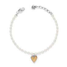 Load image into Gallery viewer, Brighton Cascade Embrace Pearl Heart Bracelet