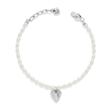 Load image into Gallery viewer, Brighton Cascade Embrace Pearl Heart Bracelet