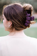 Load image into Gallery viewer, Teleties Classic Hair Clips -Burgundy Bliss