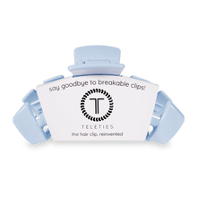 Load image into Gallery viewer, Teleties Classic Hair Clips -Clear Skies