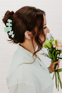 Teleties Classic Hair Clips -Mint to Be