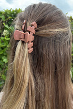 Load image into Gallery viewer, Teleties Classic Hair Clips -Mocha Mousse