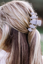 Load image into Gallery viewer, Teleties Classic Hair Clips -Silver Flames