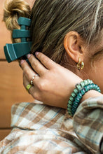 Load image into Gallery viewer, Teleties Classic Hair Clips -Storm Blue