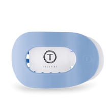 Load image into Gallery viewer, Teleties Flat Round Clips -Clear Skies