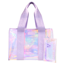 Load image into Gallery viewer, Jelly Tote w/ Phone Pouch -Soap Bubble