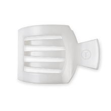 Load image into Gallery viewer, Teleties Flat Square Clips -Coconut White