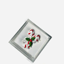 Load image into Gallery viewer, MH Acrylic Napkin Weight -Candy Cane