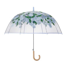 Load image into Gallery viewer, Rifle Paper Clear Umbrella -Hydrangea