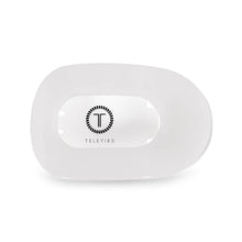 Load image into Gallery viewer, Teleties Flat Round Clips -Coconut White