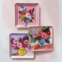 Load image into Gallery viewer, Flowers in Vase Enamel Tray