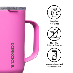 Corkcicle Coffee Mug -Miami Pink