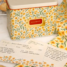 Load image into Gallery viewer, Goldenmane Tin Recipe Box