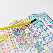 Load image into Gallery viewer, Paint w/ Water Thank You Card -Flower Stand