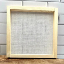Load image into Gallery viewer, Blue Poppy Needlepoint Stretcher Bars