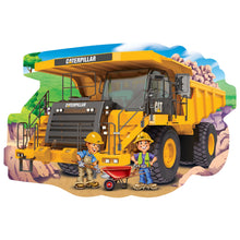 Load image into Gallery viewer, Cat Dump Truck Giant Floor Puzzle