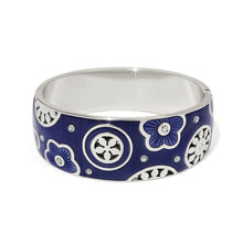 Load image into Gallery viewer, Brighton Flora Wide Hinged Bangle Bracelet
