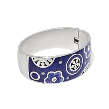 Load image into Gallery viewer, Brighton Flora Wide Hinged Bangle Bracelet