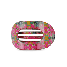 Load image into Gallery viewer, Teleties Flat Round Clips -Fuschia Dream