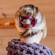 Load image into Gallery viewer, Teleties Flat Round Clip -Garden Glam