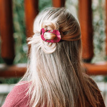 Load image into Gallery viewer, Teleties Flat Round Clip -Garden Glam