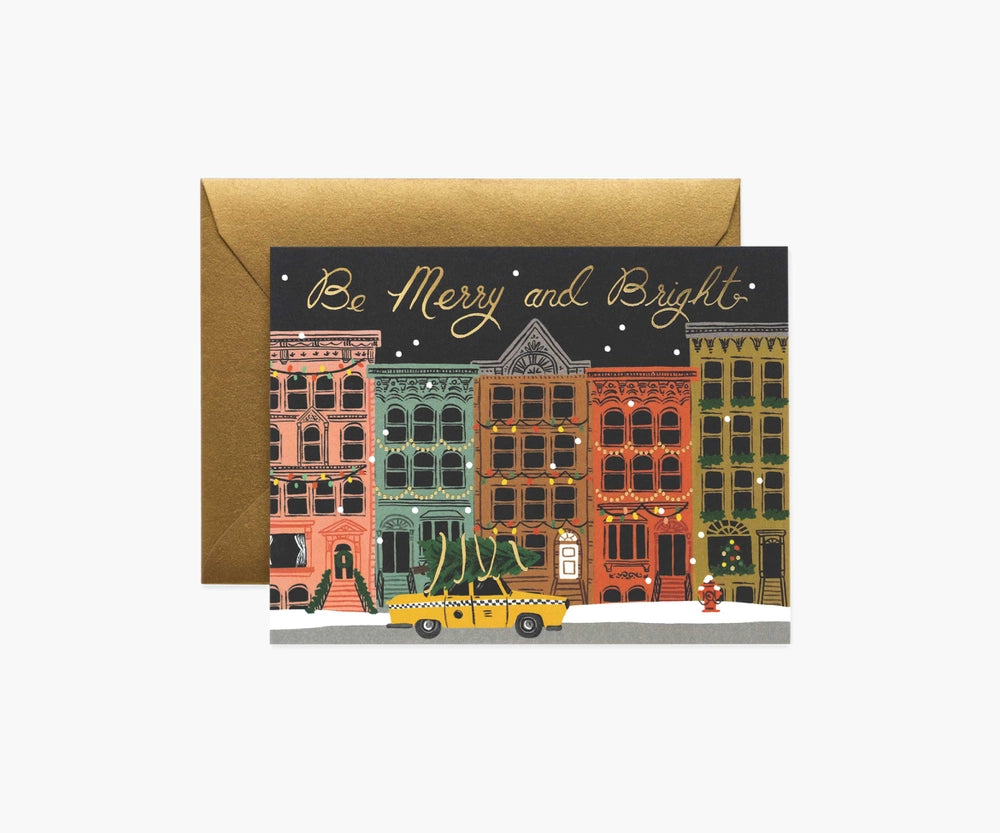 Rifle Paper Christmas Card -City Holiday