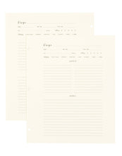 Load image into Gallery viewer, Large Recipe Page Set