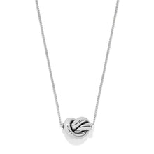 Load image into Gallery viewer, Brighton Interlok Single Knot Mini Necklace -Silver